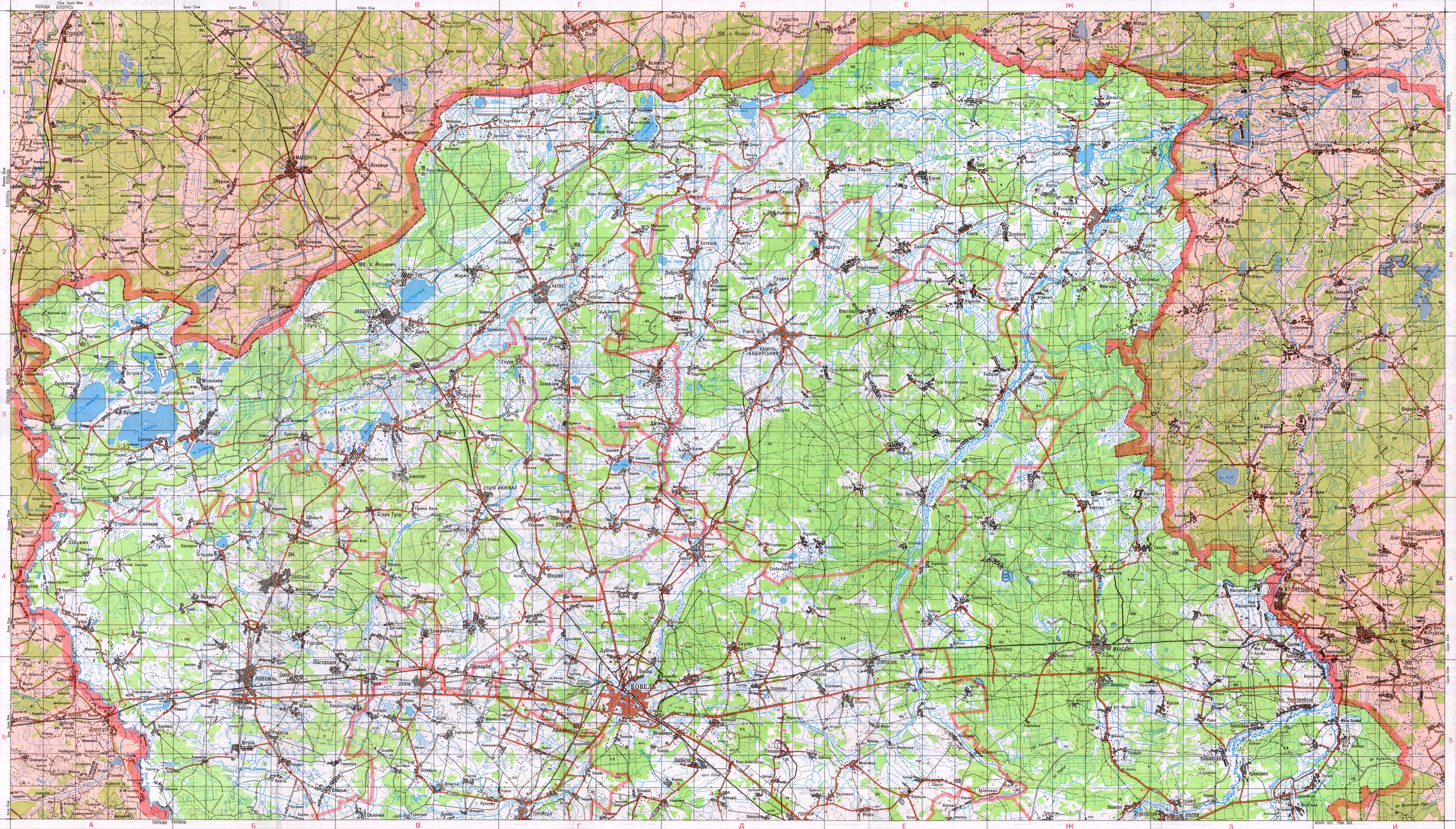 Топографическая Карта Украины.Генштаб Бесплатно