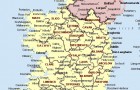 Административно-териториальная карта Ирландии на английском языке. Подробная административная карта Ирландии