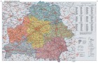 Подробные карты автомобильных дорог Белоруссии (атлас автомобильных дорог), административные карты, все города и бласти.