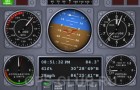 Виртуальная кабина пилота использует GPS в iPhone.