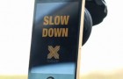 GPS приложение для iPhone Slow Down препятствует превышению скорости на дорогах