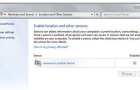 Новое локационное решение Geosense для Windows 7.