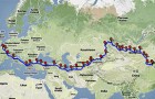 GPS мониторинг ралли ретроавтомобилей «Пекин-Париж»