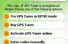 GPS приложение GPS Tuner